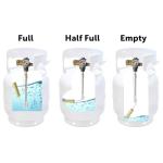 5lb Propane Tank Cylinder with Gauge for Camping