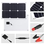 Portable 12V Solar Battery Charger for Trailers