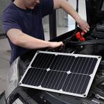 Portable 12V Solar Battery Charger for Trailers