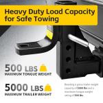 MaxxHaul 70067 Adjustable Ball Mount Tow Hitch