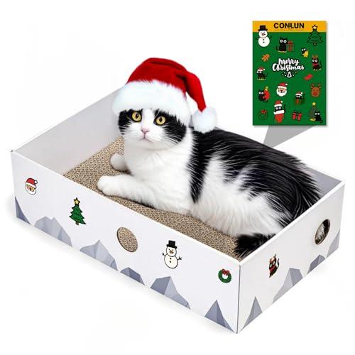 Large Interactive Cat Scratcher Box and Lounger