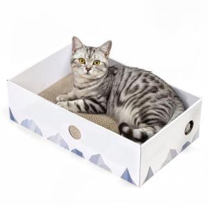 Large Interactive Cat Scratcher Box and Lounger