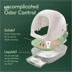 Hooded Cat Litter Box with Pellets & Pads