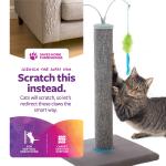 Interactive Carpet Scratch & Spin Post with Wand Toys