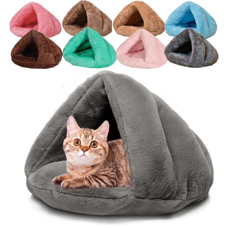 Soft Triangle Cat Bed in 8 Colors