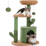Cactus Cat Tree for Small Cats, Green