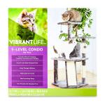 Gray Cat Tree with 5 Levels