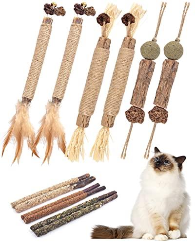 Catnip Chew Toys - 12 Natural Silvervine Sticks