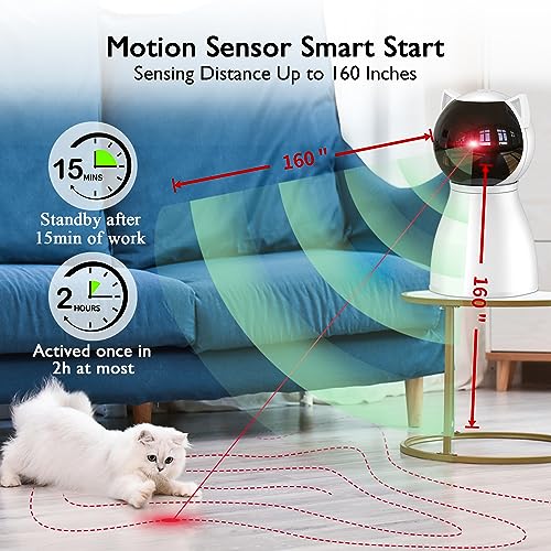 Rechargeable Motion Activated Cat Laser Toy