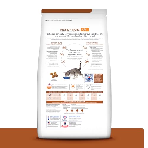 Hill's k/d Chicken Dry Cat Food - 8.5lb