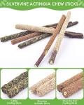 Catnip Chew Toys - 12 Natural Silvervine Sticks