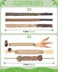 Catnip Chew Toys - 12 Natural Silvervine Sticks