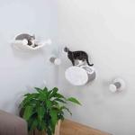 TRIXIE Plush & Sisal Cat Perch Set