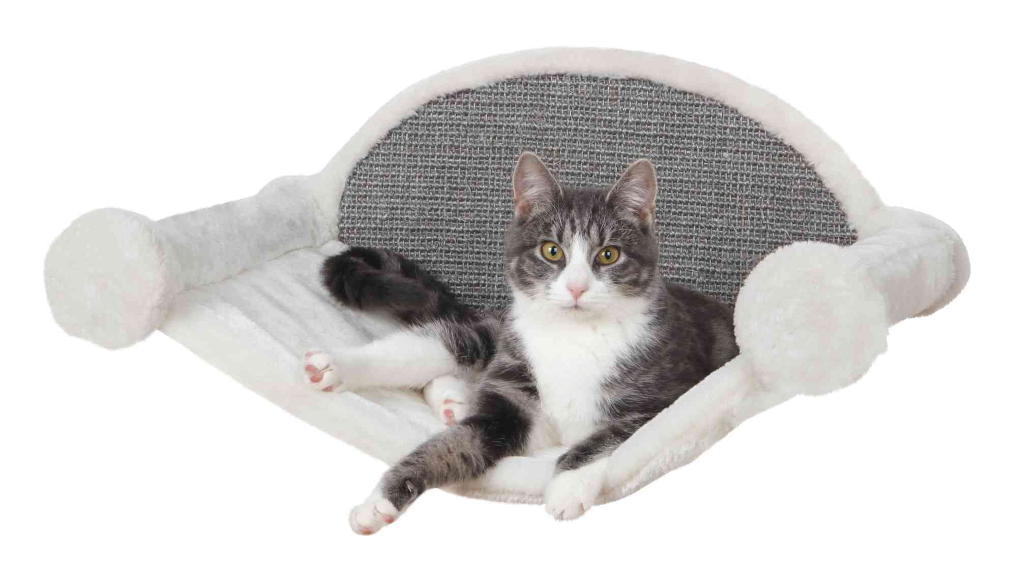 TRIXIE Plush & Sisal Cat Perch Set