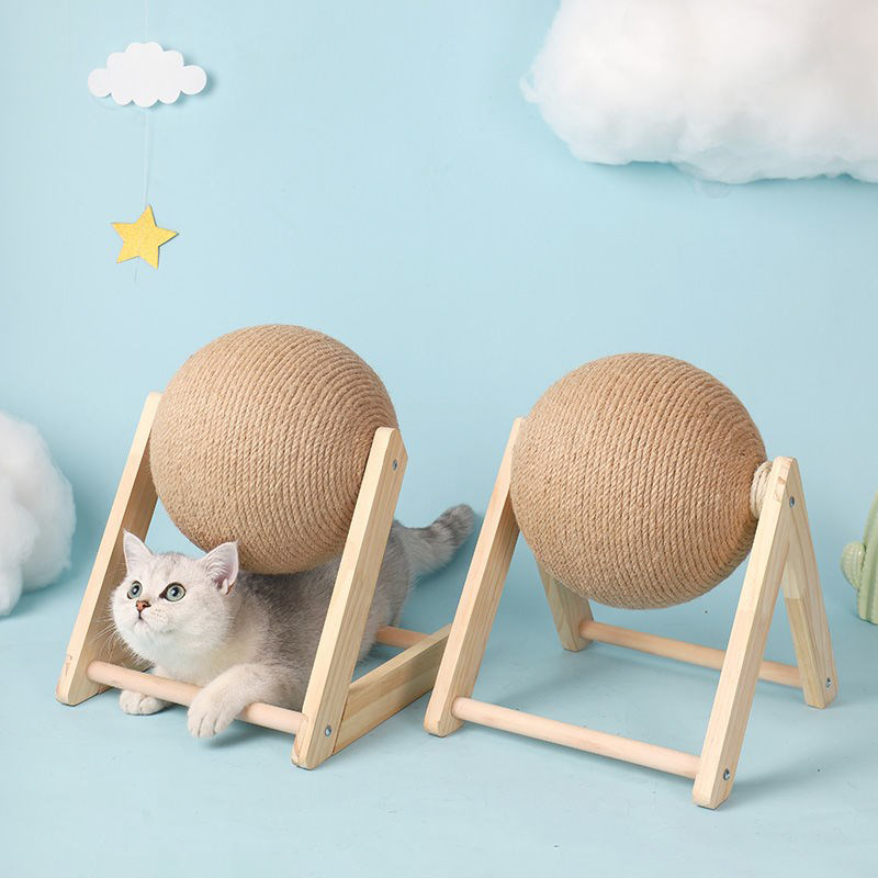 Sisal Ball Cat Scratching Board
