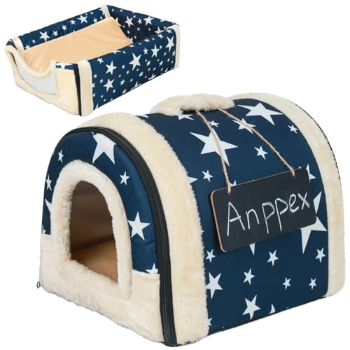 Portable 2-in-1 Cozy Cat Igloo Bed