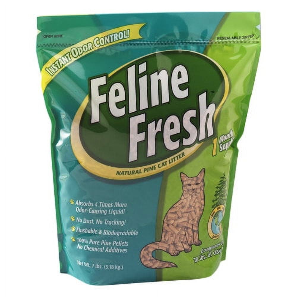 Feline Fresh Natural Pine Cat Litter, 7-lb