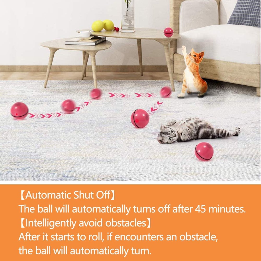 LED Catnip Chaser Ball for Playful Cats