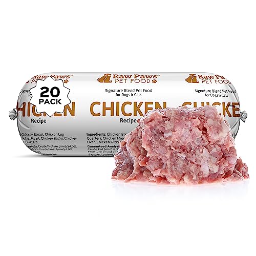 Raw Paws Chicken Blend Frozen Cat/Dog Food Rolls