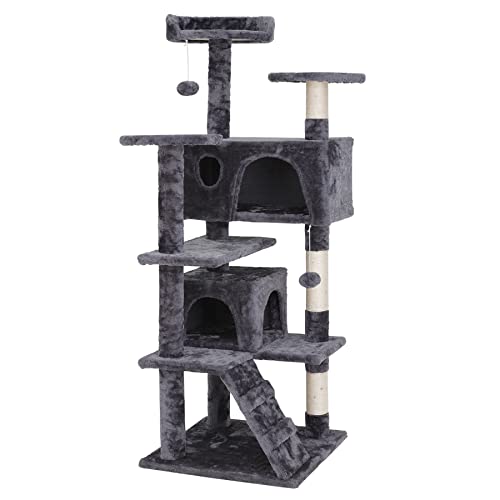 ZENY Cat Tree with Condos and Scratching Post