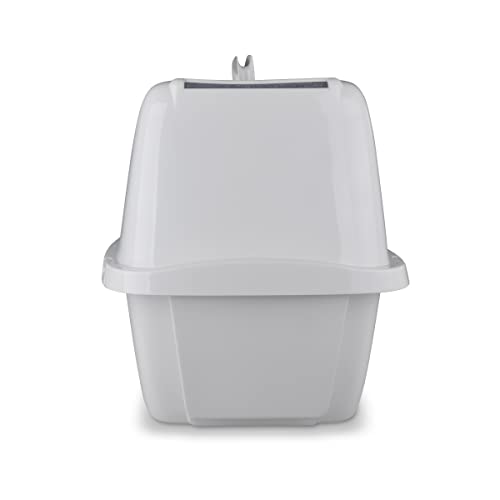 Hooded Cat Litter Box with Odor Control