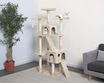 72" Premium Cat Tree with Scratching Posts & Condos