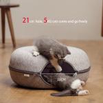 Donut Cat Tunnel Bed & Toy Combo