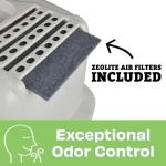 Hooded Cat Litter Box with Odor Control