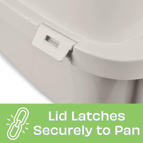 Hooded Cat Litter Box with Odor Control