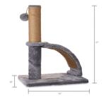 Jute Cat Scratching Post with Massager