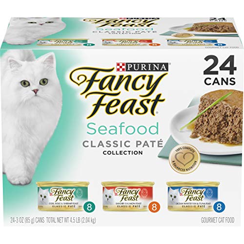 Fancy Feast Seafood Pate Variety Pack (24)