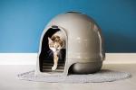 Booda Clean Step Cat Litter Box Dome - Pearl White