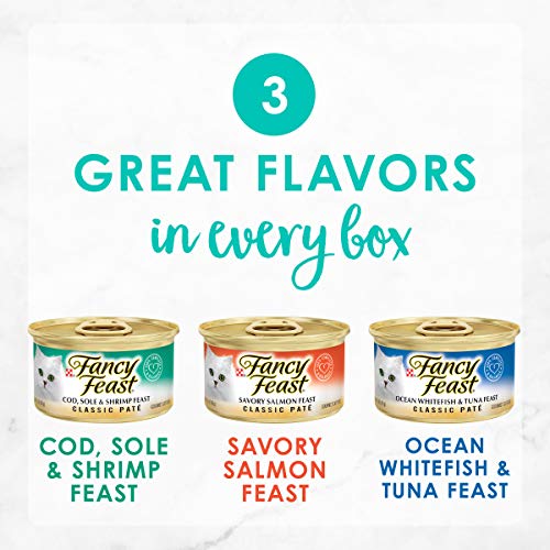 Fancy Feast Seafood Pate Variety Pack (24)