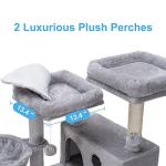 XL Cat Tree with Hammock, Scratching Posts & Caves