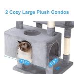 XL Cat Tree with Hammock, Scratching Posts & Caves