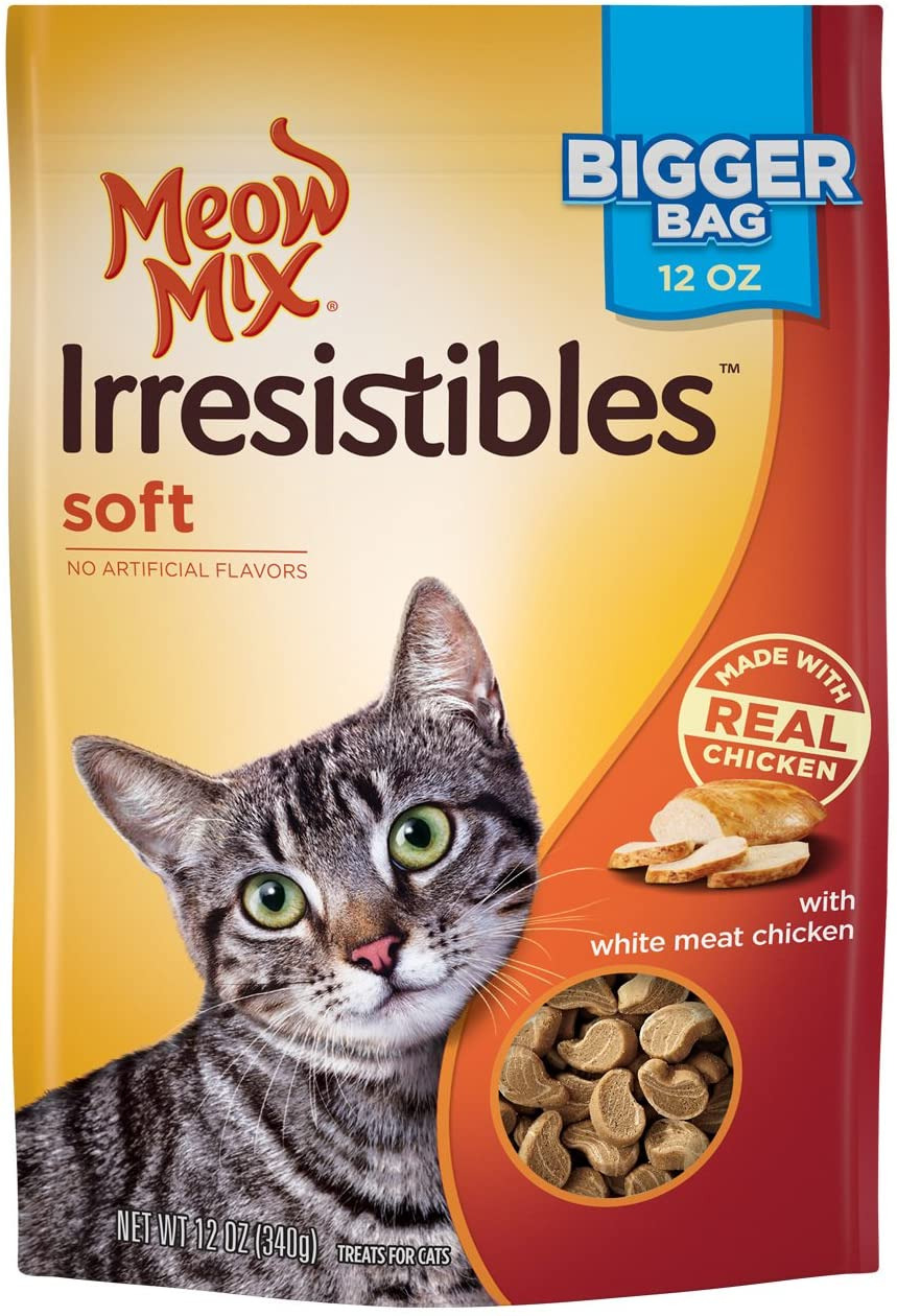 Irresistible Meow Mix Chicken Treats, 12 oz