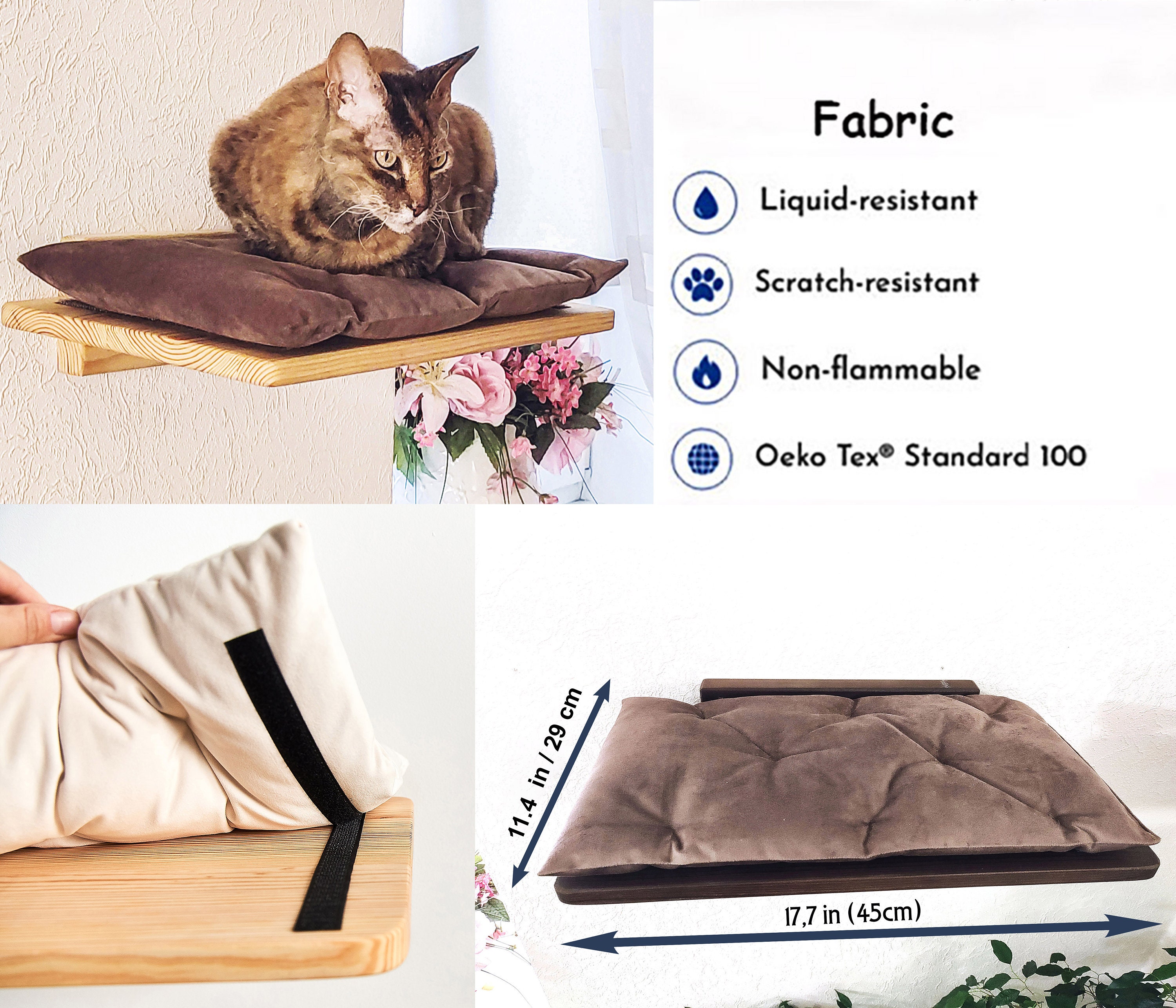 Climbing, shelves, pole & bed for cats