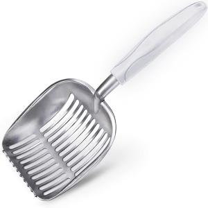 Heavy-Duty Metal Jumbo Cat Litter Scoop