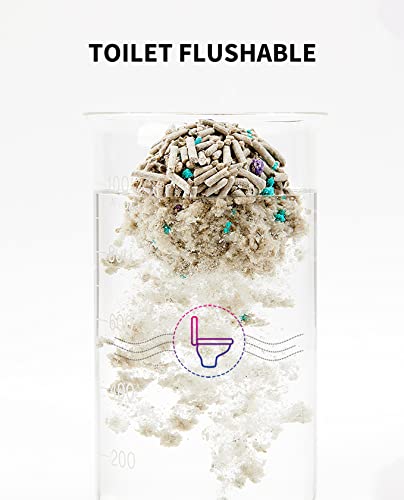 5-in-1 Cat Litter with Odor Control and Flushable Formula