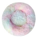 Cozy Round Donut Plush Bed for Cats & Dogs