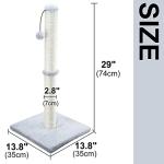 Tall Grey Scratching Post for Cats