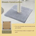 Tall Grey Scratching Post for Cats