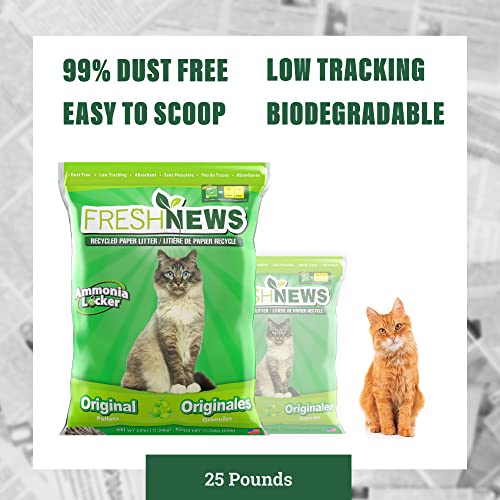 Recycled Paper Pellet Cat Litter, 25lb