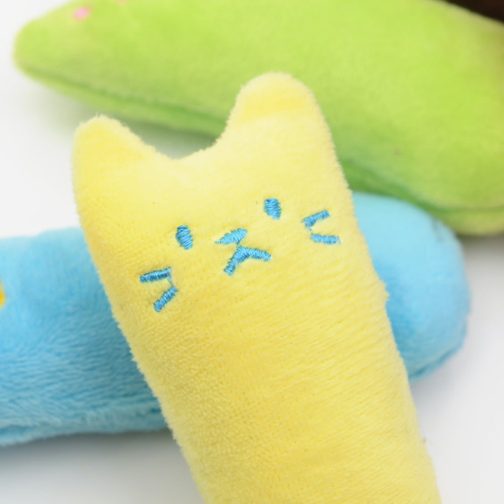 Catnip Filled Cartoon Mice Chew Toy for Cats