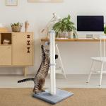 Tall Grey Scratching Post for Cats