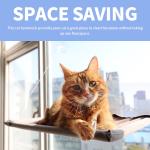 PAWISE Window Hammock for Cats, Beige