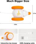 Interactive LED Cat Toy with Motion Wheel