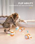 Interactive LED Cat Toy with Motion Wheel