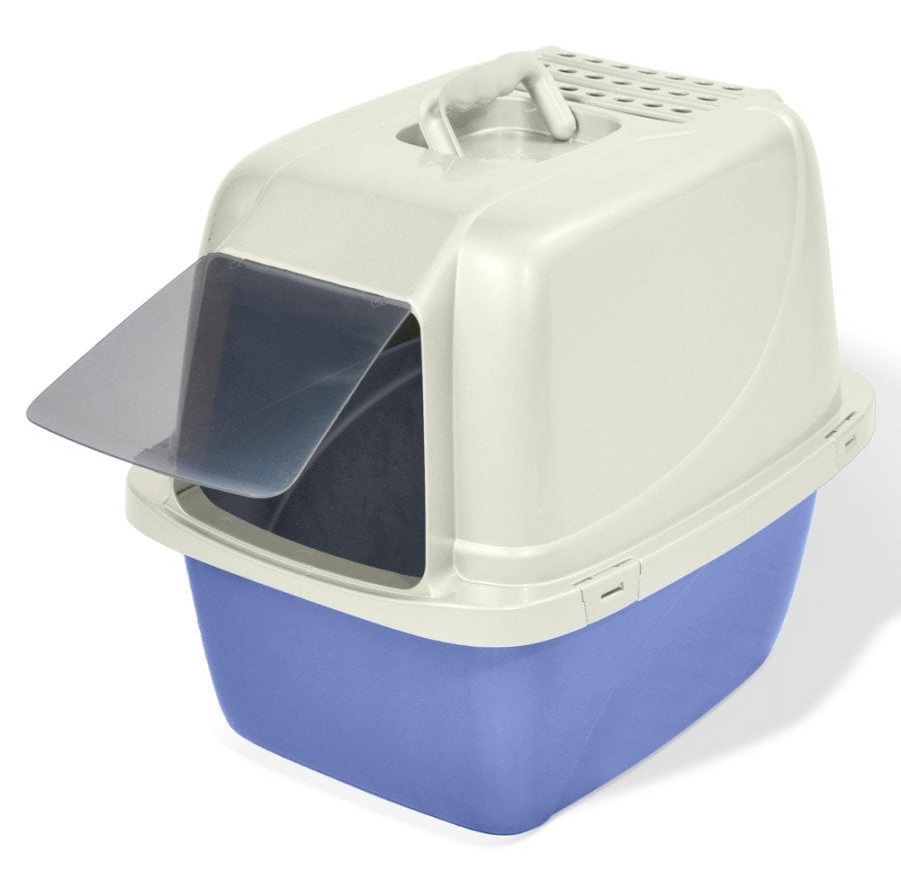 Hooded Cat Litter Box with Odor Control