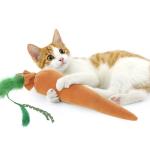 SmartyKat Kolossal Karrot Plush Catnip Toy